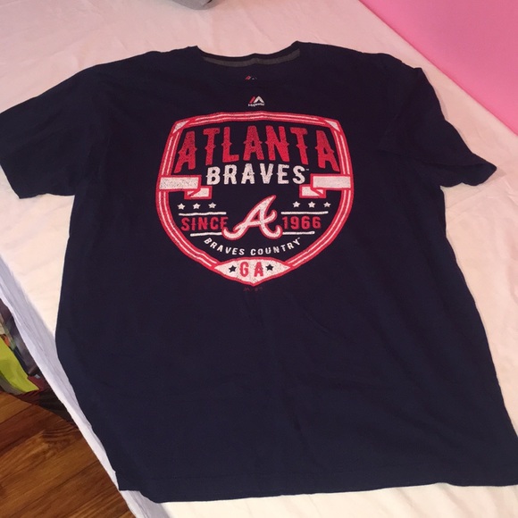 Atlanta Braves Short Sleeve T-shirt XL - Picture 2 of 5